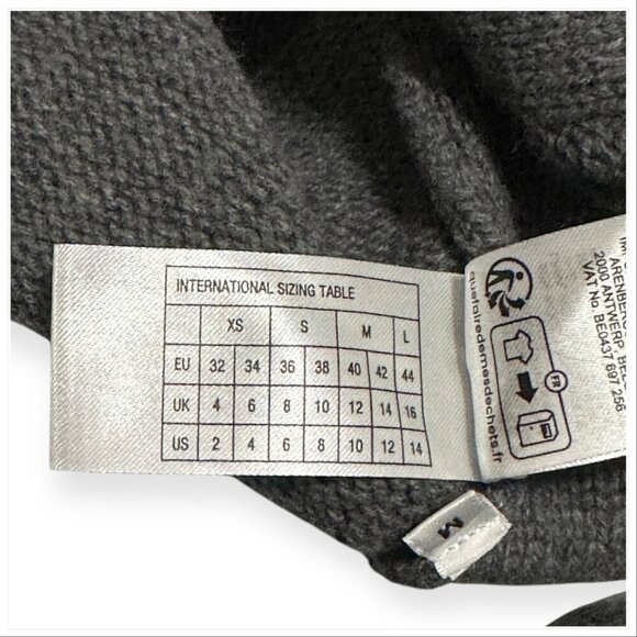 ESSENTIEL ANTWERP Elk Oversized Wool Cardigan, Size M, Gray, New with tag, - Picture 11 of 15